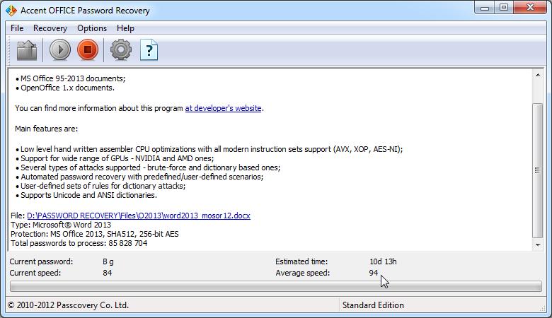 Office Password Recovery Lastic 1.2 Serial Key